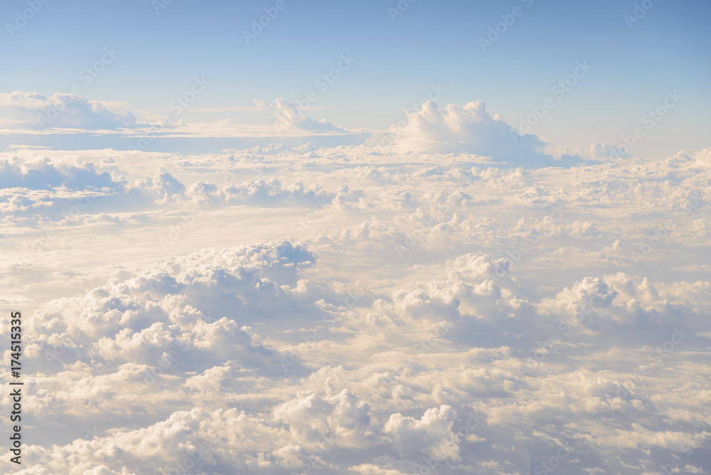 Nubes desde arriba