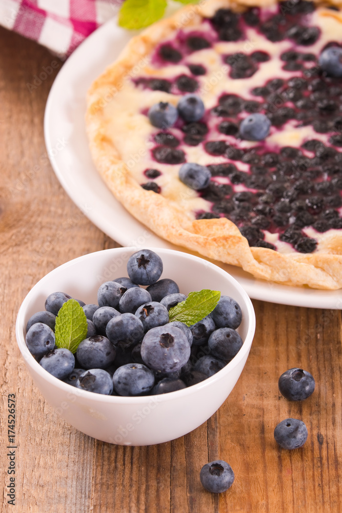 Blueberry tart. Blueberry tart.