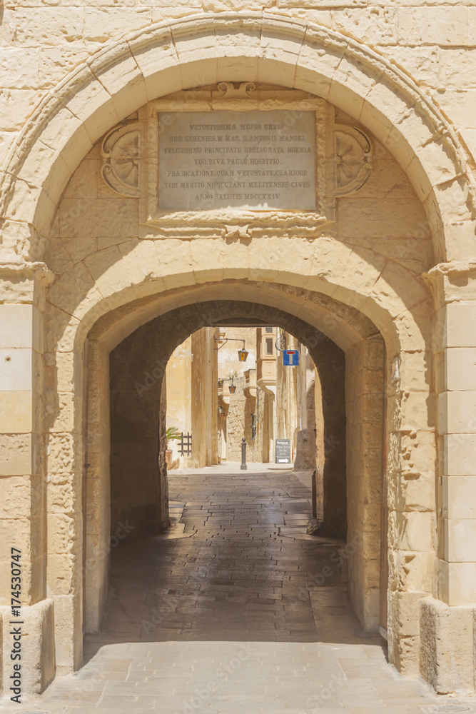 Malta, Mdina, Greek's Gate