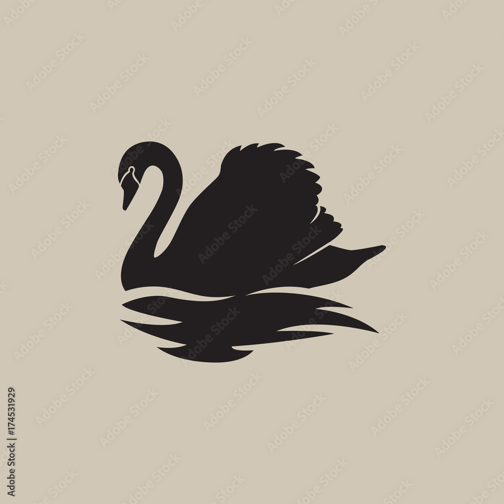 Fototapeta premium swan_logo_sign_emblem-09