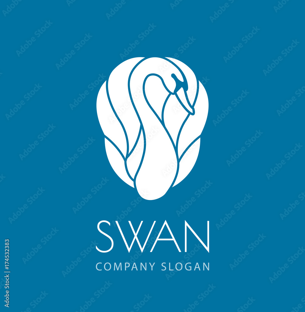 Fototapeta premium swan_logo_sign_emblem-17