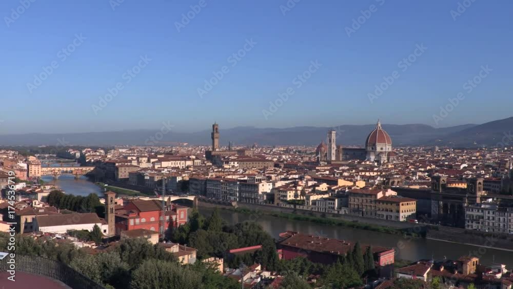 Florence from Piazzale Michelangelo, Tuscany, Italy Florence from Piazzale Michelangelo, Tuscany, Italy