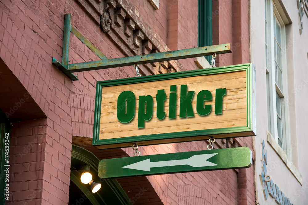 Schild 277 - Optiker Schild 277 - Optiker