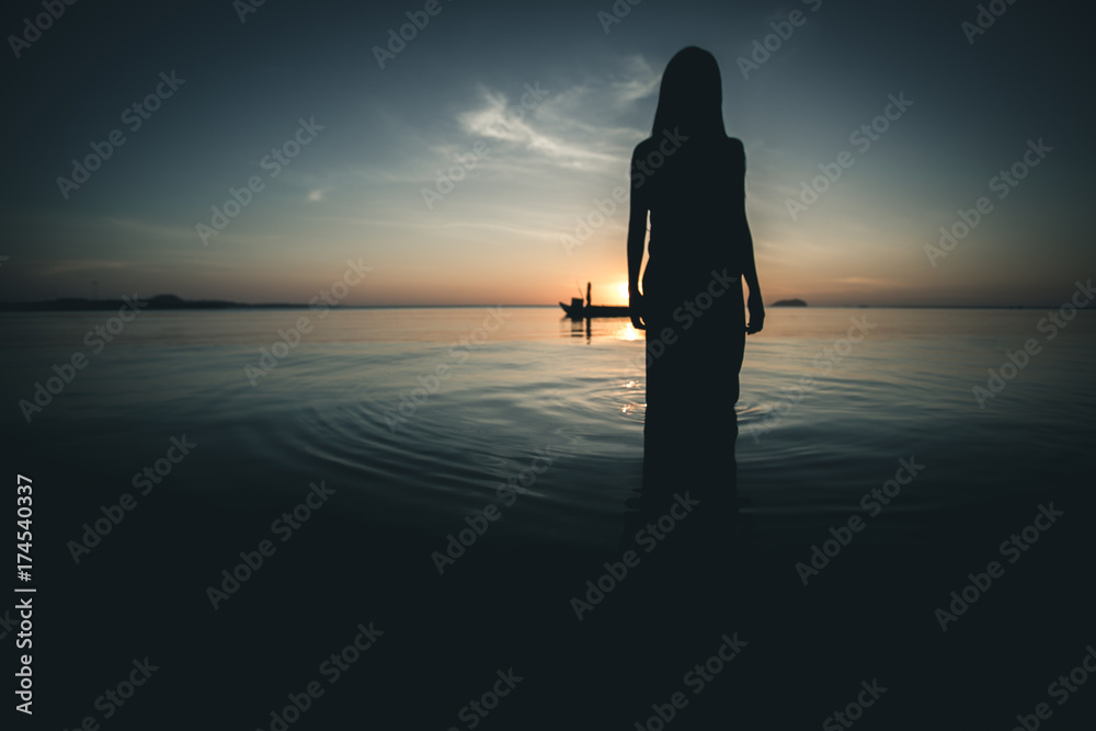 Fototapeta premium Beach Sunset