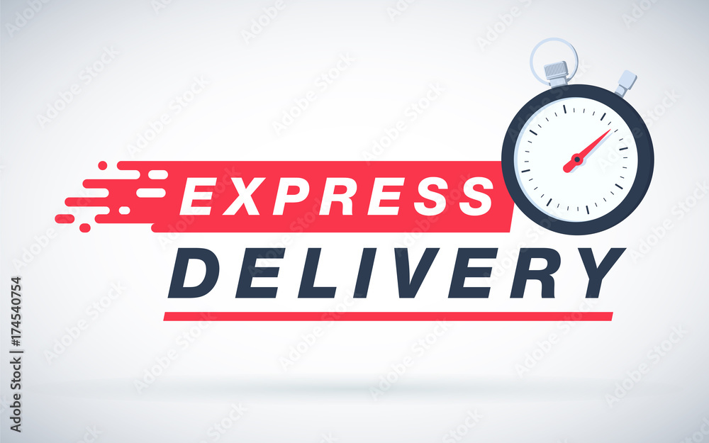Premium Vector  Express delivery logo for apps and website. delivery  concept.