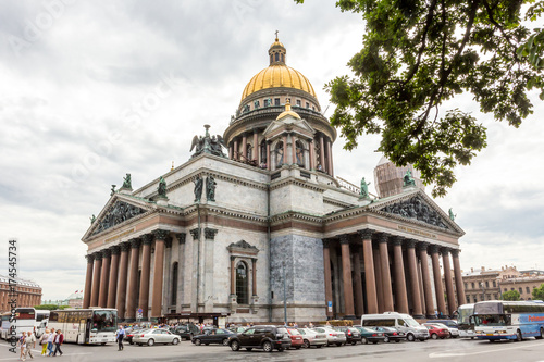 Saint Isaac's cathedral the largest Russian orthodox cathedral in Saint Petersburg, Russia. 