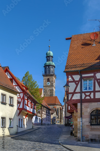 street in Lauf an der Pegnitz, Germany photo