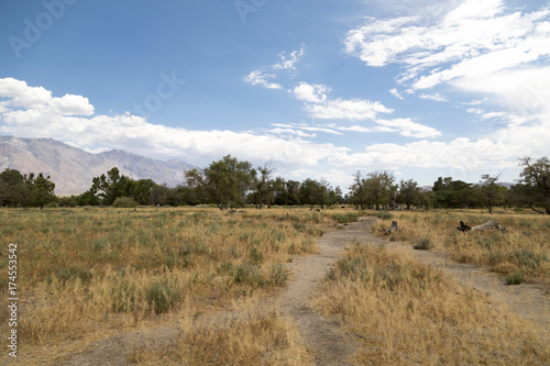 Owens Valley landscape in California 