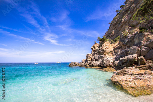 Cala Mariolu beach on the Sardinia island, Italy © robertdering