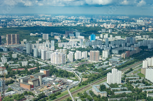 Bird's eye view on Moscow