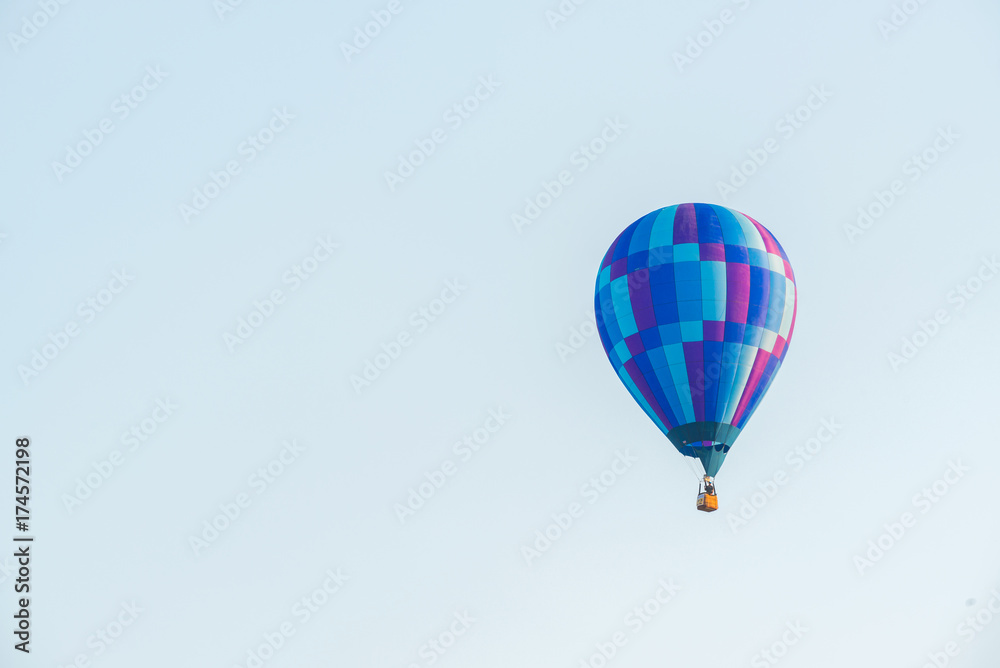 Fototapeta premium Colorful Hot Air Balloons on sky.