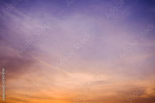 Sky and clouds / Sky and clouds at twilight. © wimage72