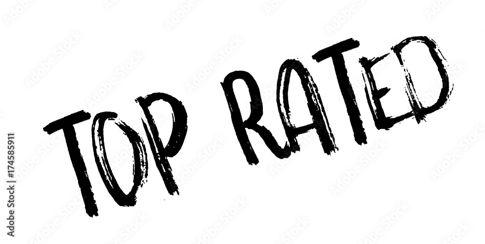 Top Rated rubber stamp. Grunge design with dust scratches. Effects can be easily removed for a clean, crisp look. Color is easily changed. Top Rated rubber stamp. Grunge design with dust scratches. Effects can be easily removed for a clean, crisp look. Color is easily changed.