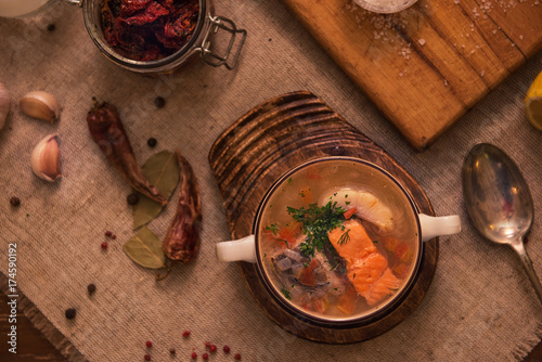 Tasty fish soup - ukha, sou...