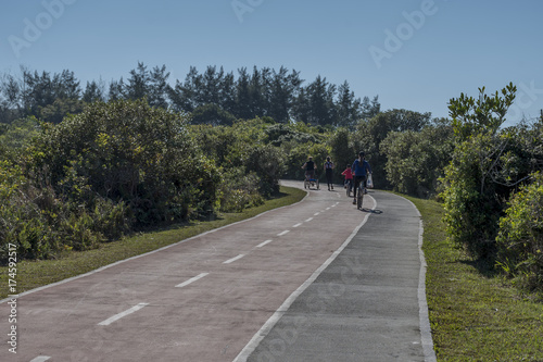 BICICLETA NO PARQUE 