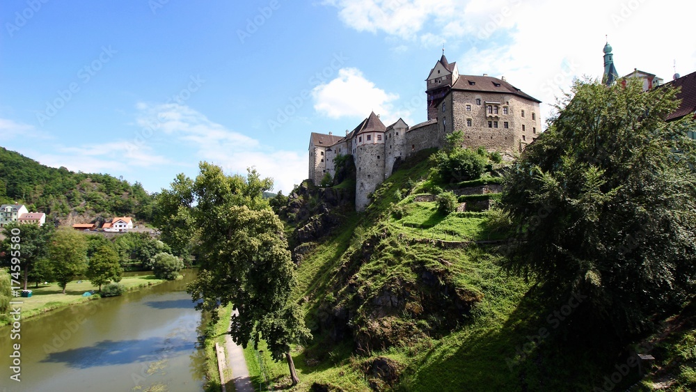 Castle at Loket nad Ohri
