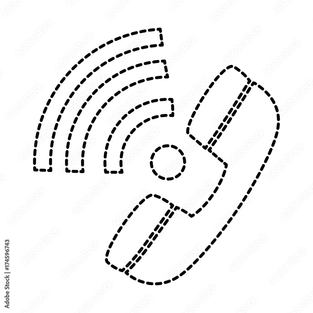 phone service isolated icon