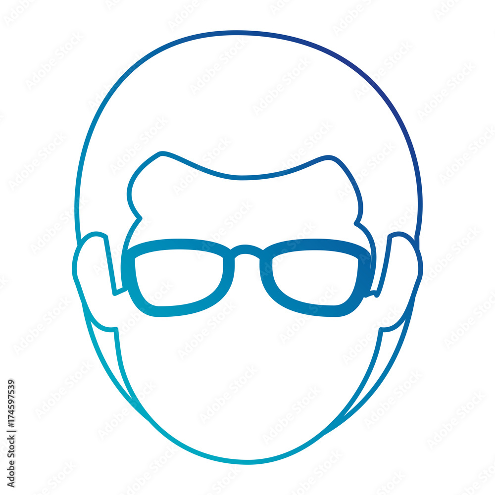 young man head avatar character young man head avatar character