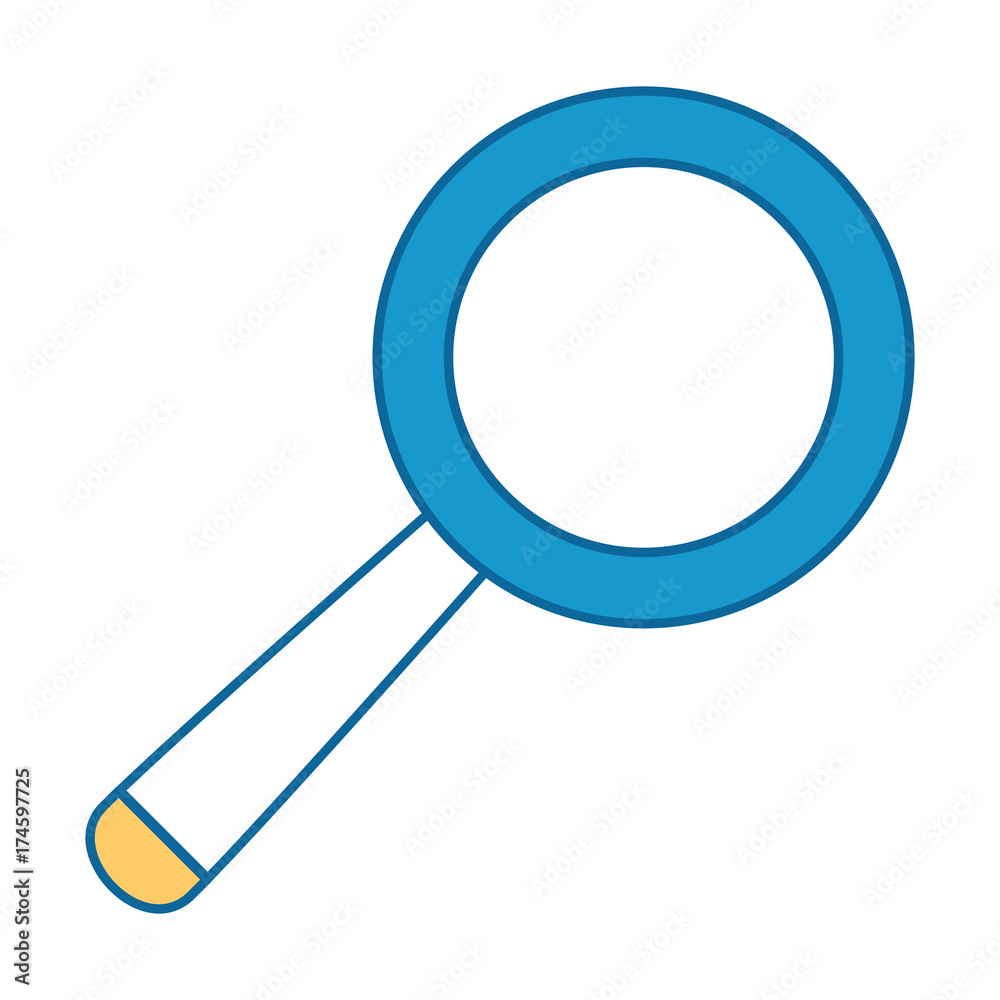 magnifying glass isolated icon magnifying glass isolated icon