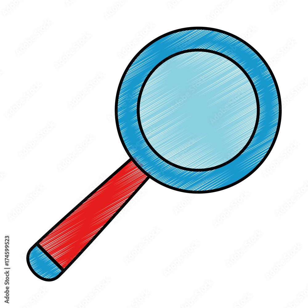magnifying glass isolated icon magnifying glass isolated icon