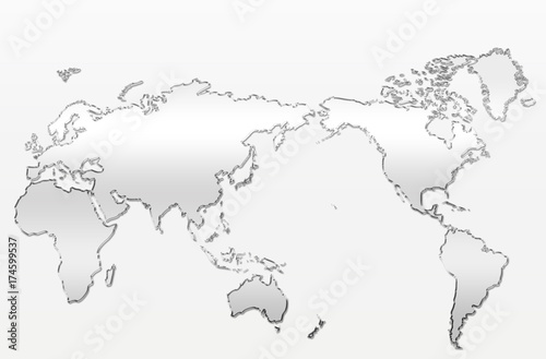世界地図／地球
