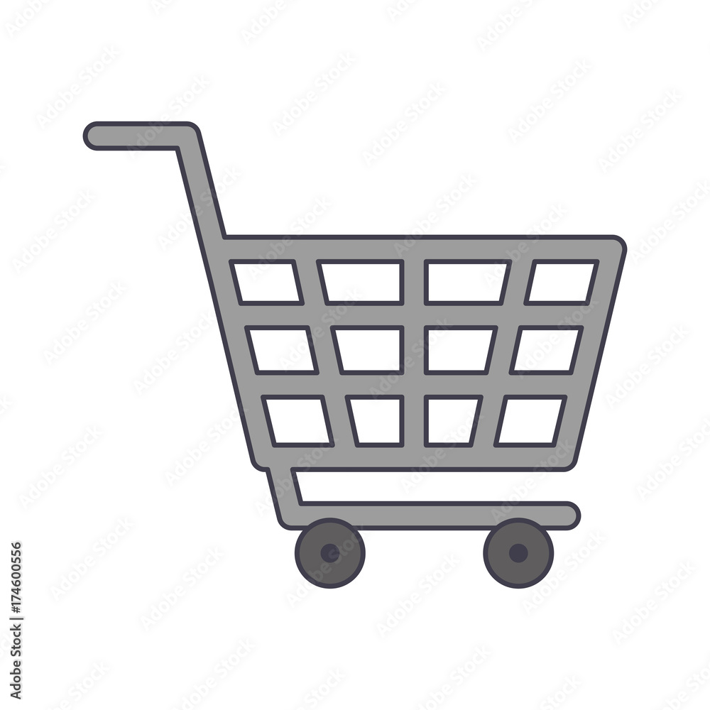 shopping cart icon over white background vector illustration shopping cart icon over white background vector illustration