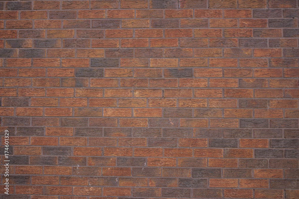 Naklejka premium Red Bricks Wall