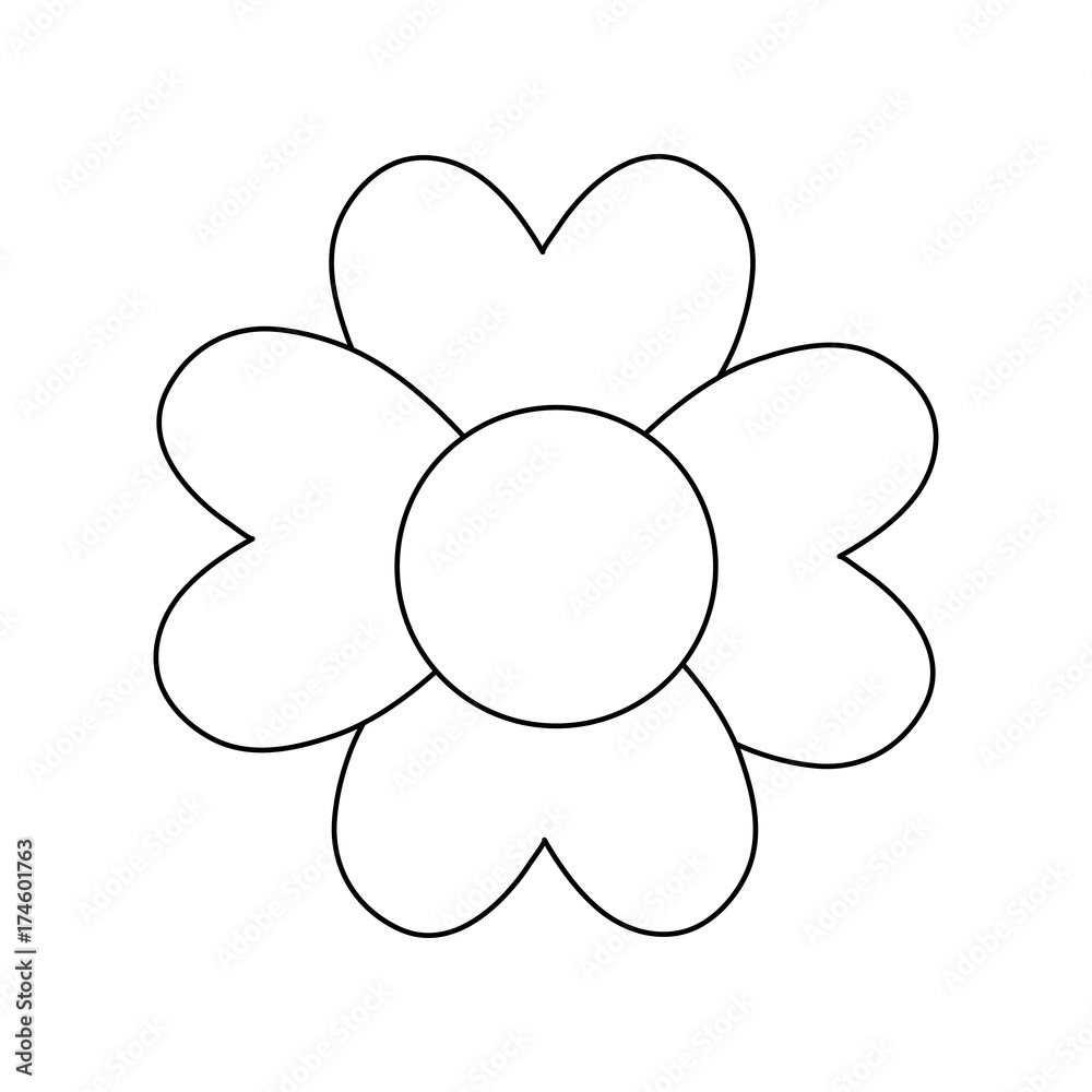 beautiful flower icon over white background vector illustration beautiful flower icon over white background vector illustration