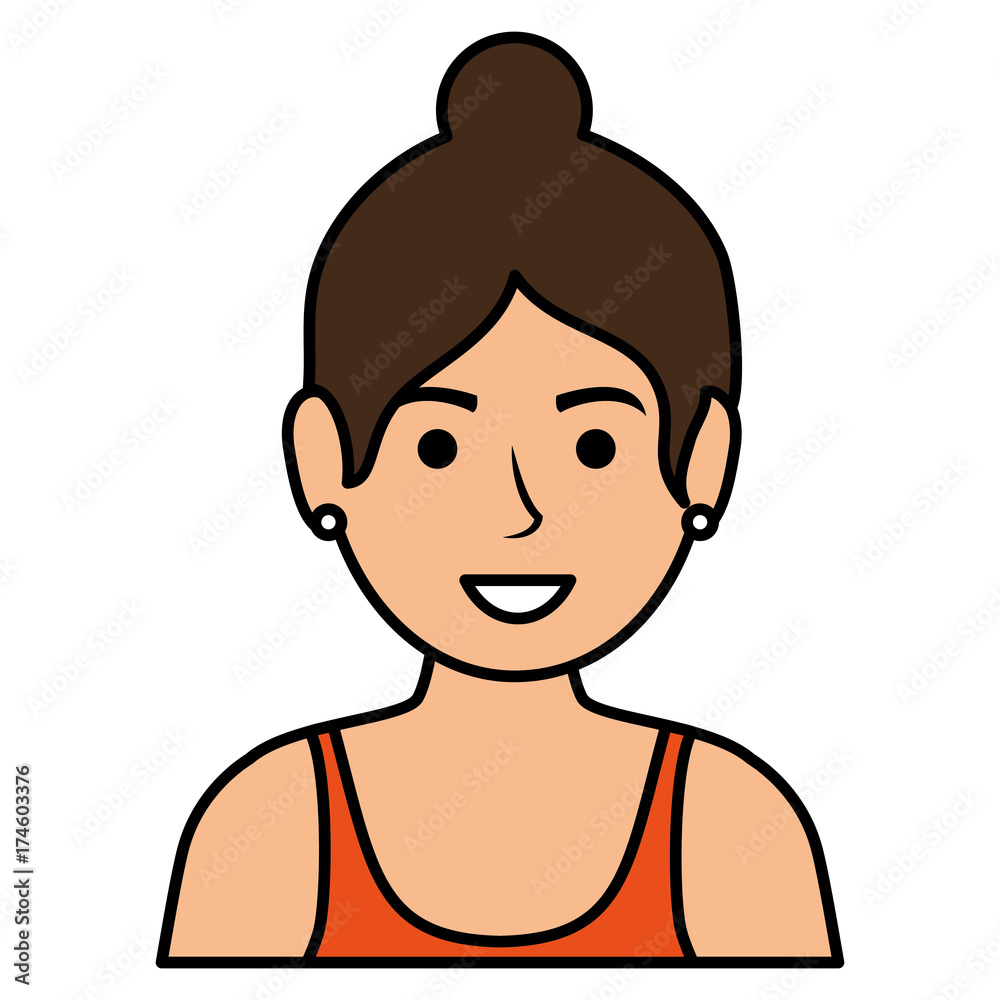 beautiful woman avatar character beautiful woman avatar character