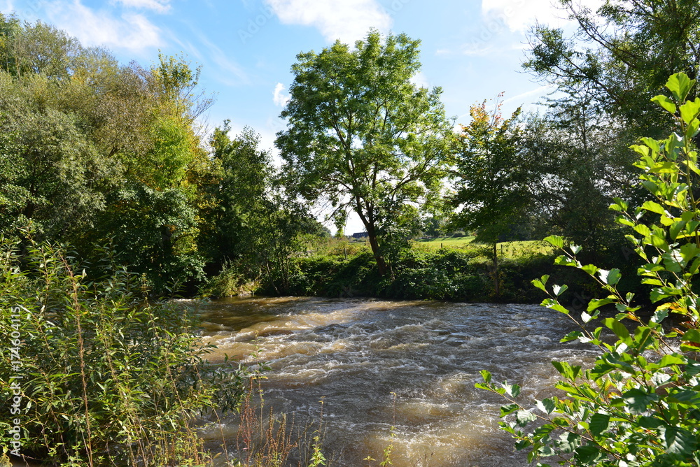Kinzig in der Bulau - Hanau/Hessen Stock-Foto | Adobe Stock Kinzig in der Bulau - Hanau/Hessen Stock-Foto | Adobe Stock