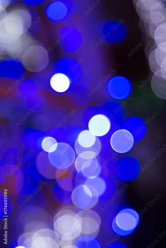 Blue festive bokeh background Blue festive bokeh background