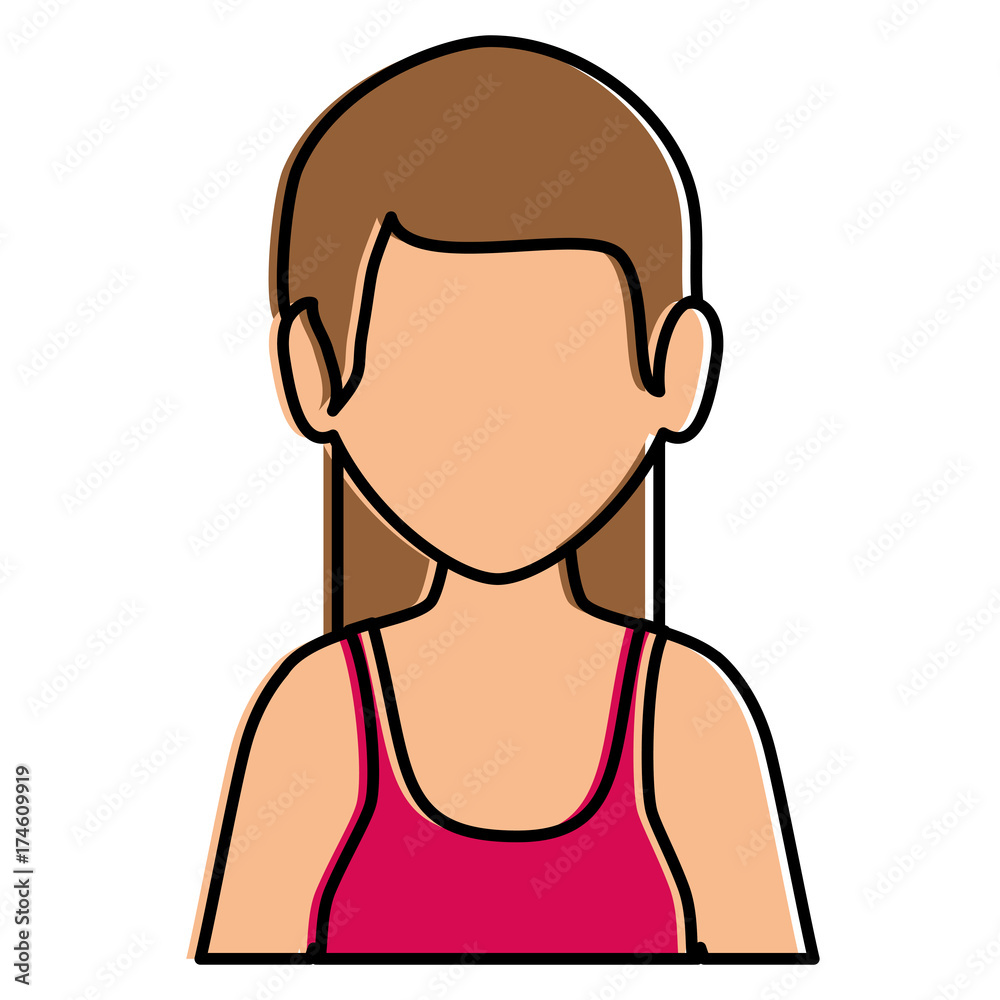 beautiful woman avatar character