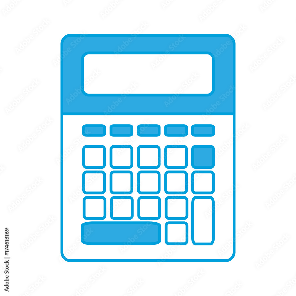 calculator icon over white background vector illustration calculator icon over white background vector illustration