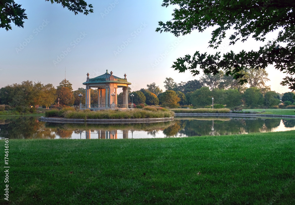 Forest Park bandstand in St. Louis, Missouri