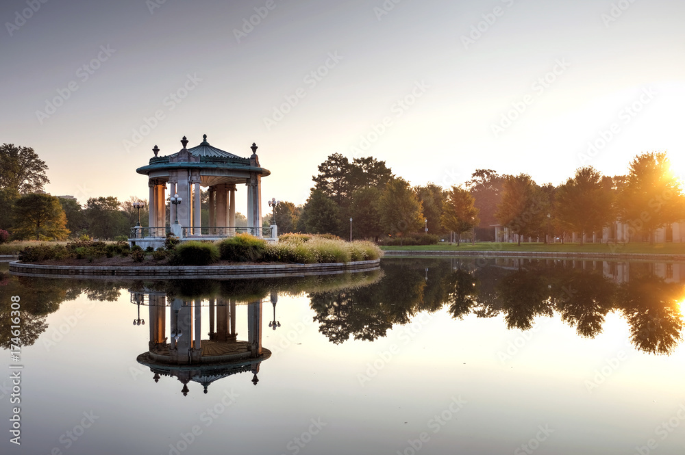 Forest Park bandstand in St. Louis, Missouri