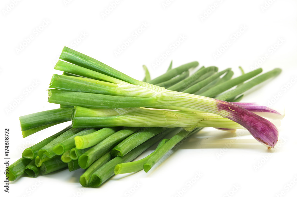 Fresh spring onions Fresh spring onions