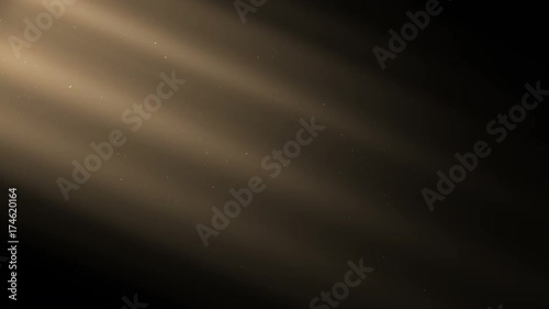 Volume Light with Dust Particles, seamless looping 3d animation. 4K