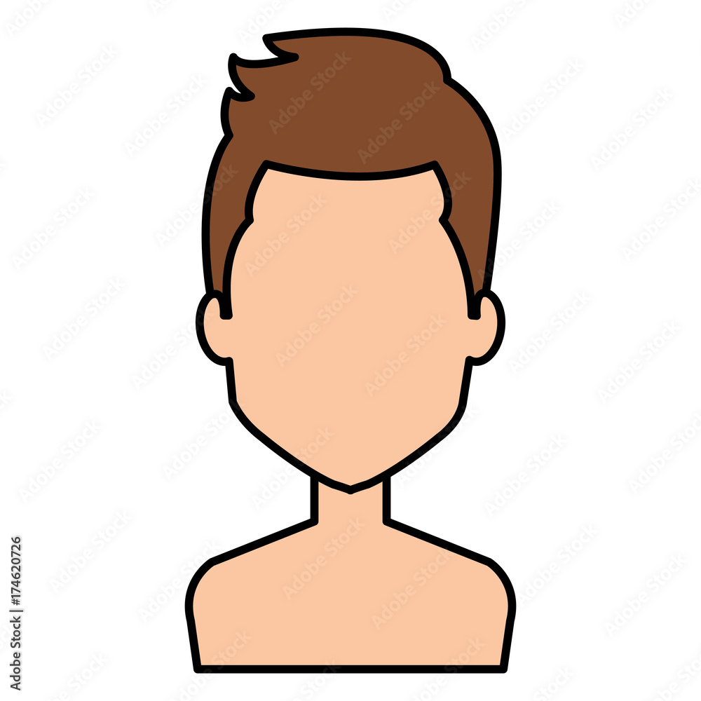 young man shirtless avatar character young man shirtless avatar character