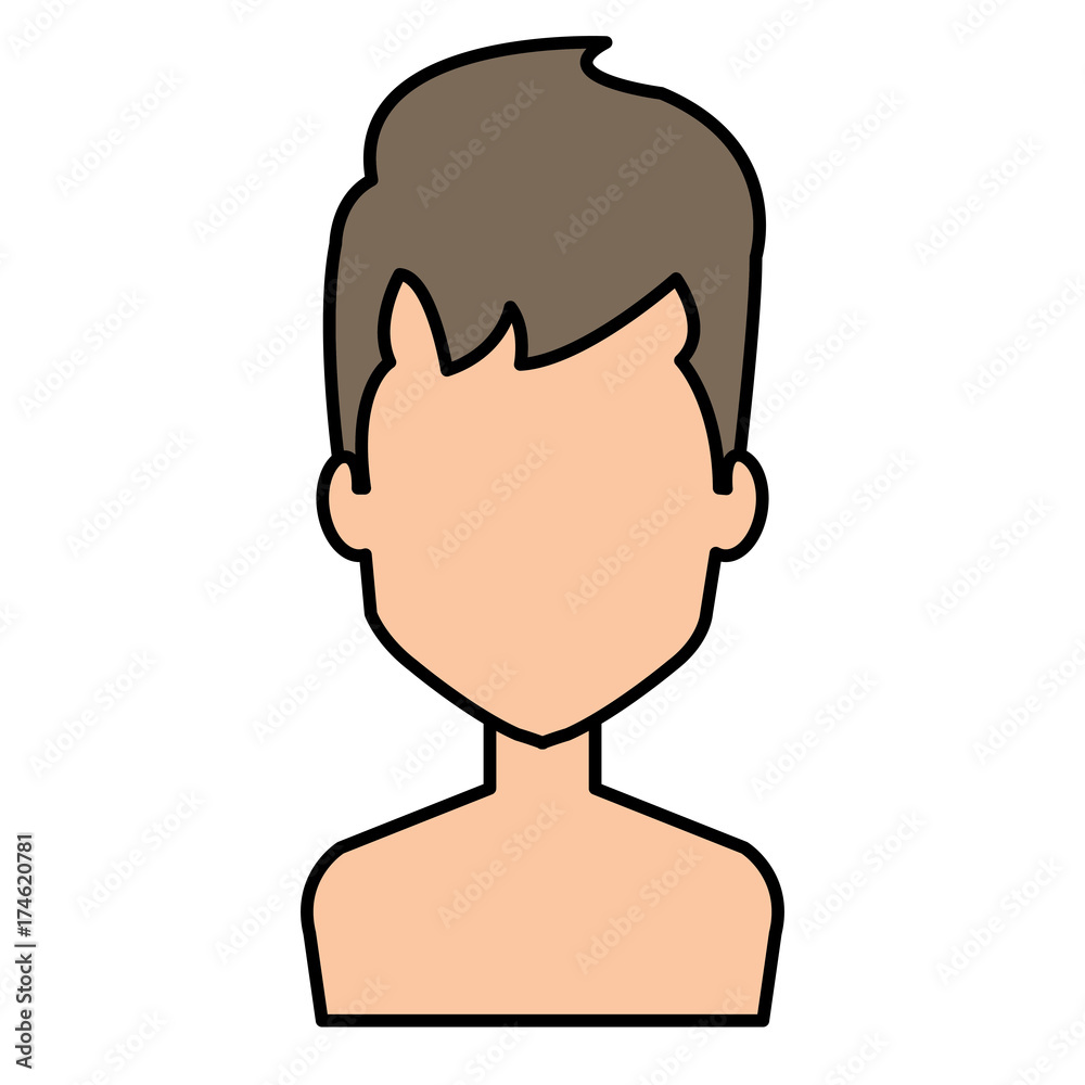 young man shirtless avatar character young man shirtless avatar character