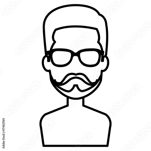 young man shirtless avatar character