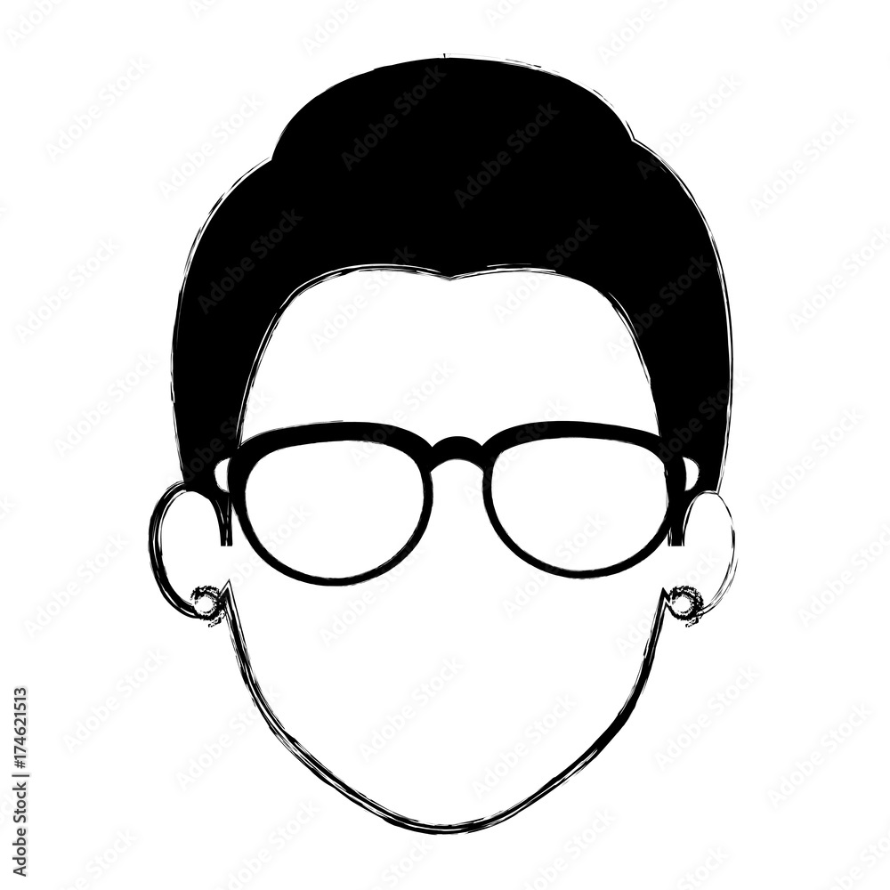 beautiful woman head avatar character beautiful woman head avatar character