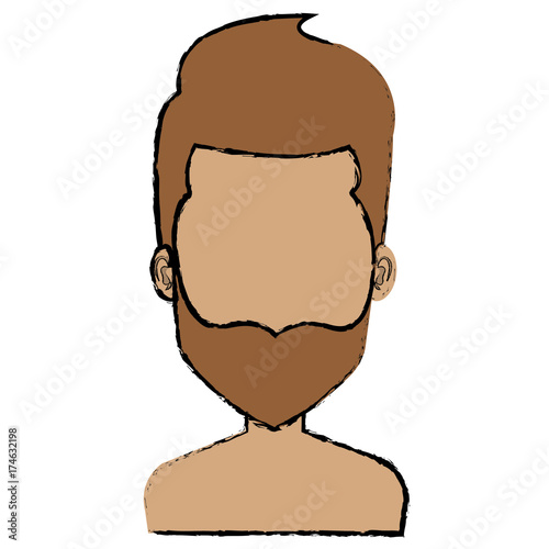 young man shirtless avatar character