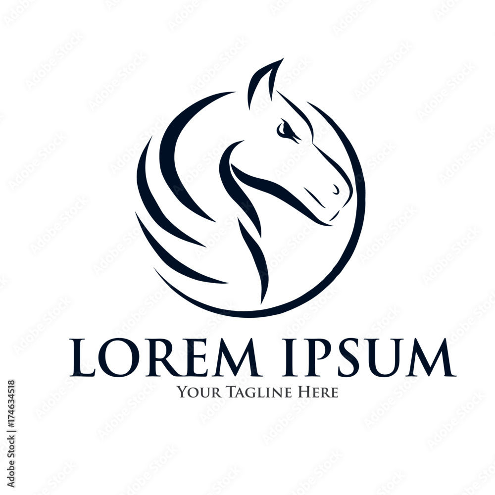 Fototapeta premium horse logo