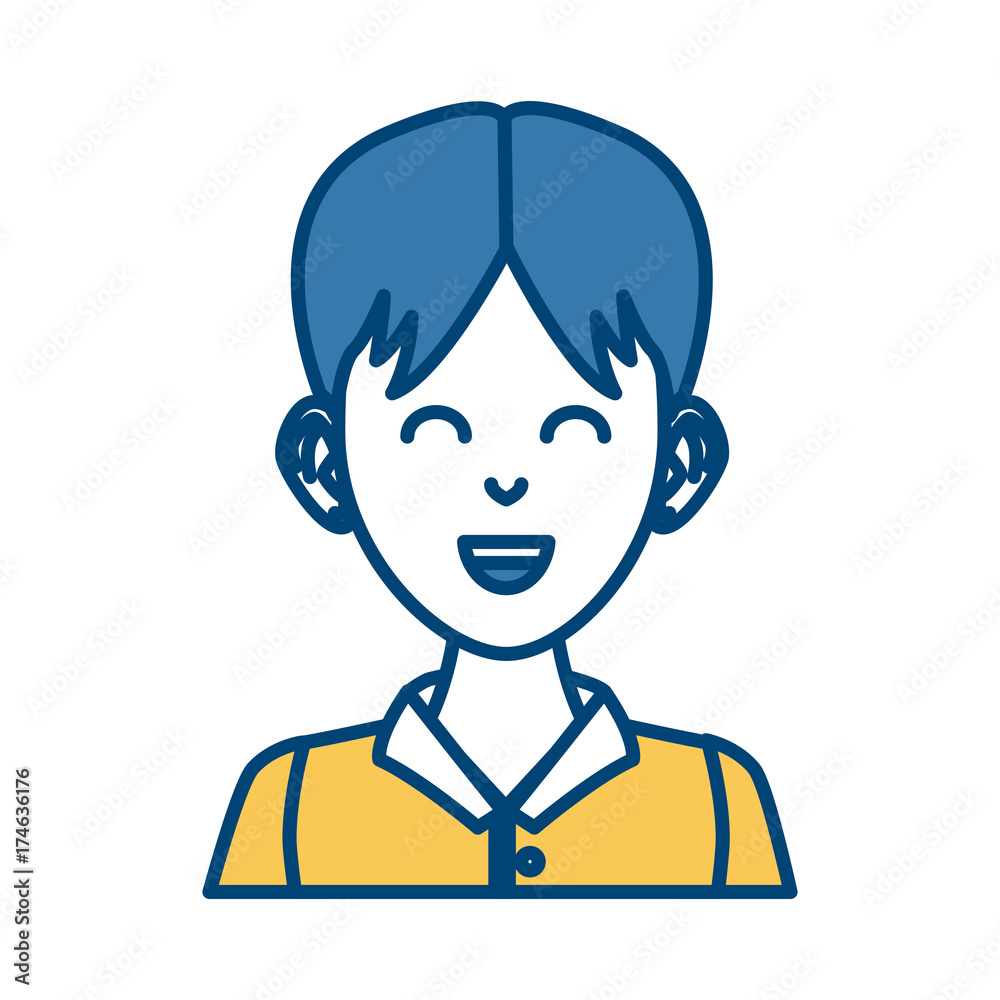 Young man cartoon icon vector illustration graphic design Young man cartoon icon vector illustration graphic design
