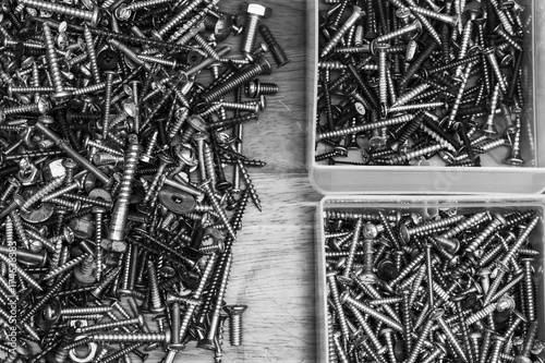 Organizing fasteners in the workshop