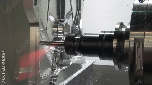 CNC metal processing industrial machine