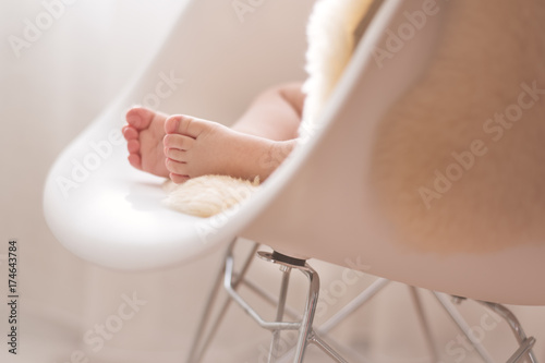 Adorable baby feet 