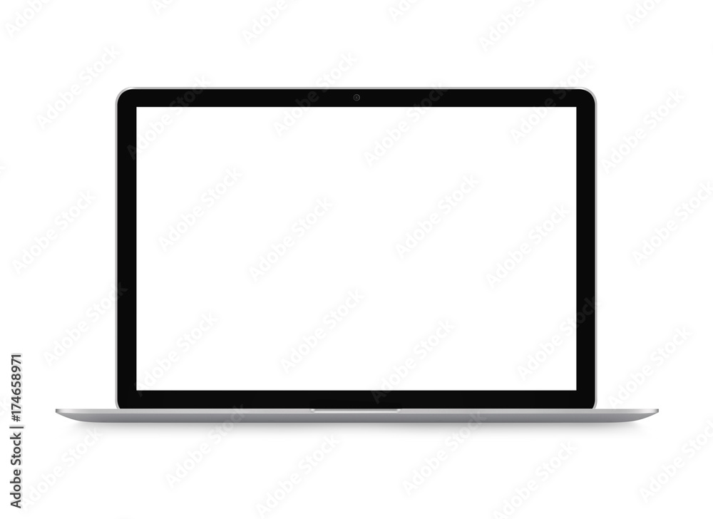 Laptop Isolated on White Background. Laptop Isolated on White Background.