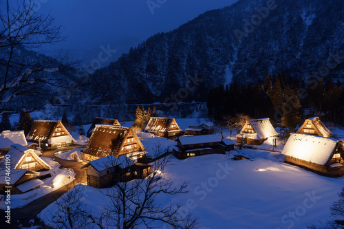 冬の五箇山 Gokayama photo