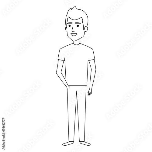 young man avatar character